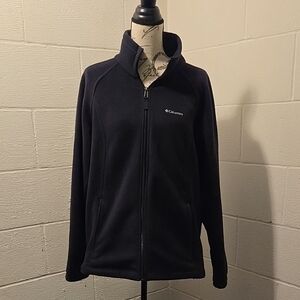 Columbia Midnight Black Full-Zip Fleece